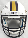 Odell Beckham Jr. Autographed LSU Tigers F/S White Schutt Helmet - JSA