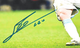 Lionel Messi Autographed 11x14 Argentina Kicking Photo - Beckett Hologram LOA
