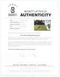 Lionel Messi Autographed 11x14 Argentina Kicking Photo - Beckett Hologram LOA
