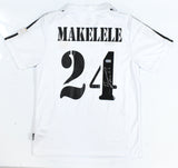 Claude Makelele Autographed Real Madrid Home Soccer Jersey #24 - Beckett Holo *L