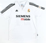 Claude Makelele Autographed Real Madrid Home Soccer Jersey #24 - Beckett Holo *L