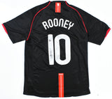 Wayne Rooney Autographed Manchester United Black Soccer Jersey #10 - Beckett *L
