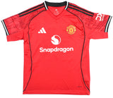 Matheus Cunha Autographed Manchester United Home Soccer Jersey #10 - Beckett  *L