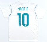 Luka Modric Autographed Real Madrid Home Soccer Jersey #10 - Beckett *L