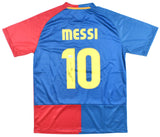 Lionel Messi Autographed FC Barcelona Home Soccer Jersey #10-Beckett Holo*XL LOA