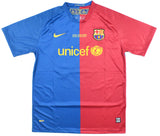 Lionel Messi Autographed FC Barcelona Home Soccer Jersey #10-Beckett Holo*XL LOA