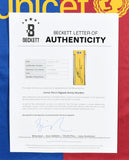 Lionel Messi Autographed FC Barcelona Home Soccer Jersey #10-Beckett Holo*XL LOA