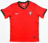 Cristiano Ronaldo Autographed Portugal Home Soccer Jersey #7-Beckett Holo *M LOA