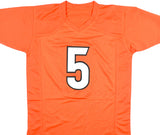 Tee Higgins Autographed Orange Pro Style Jersey - Beckett Hologram