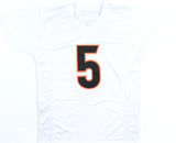 Tee Higgins Autographed White Pro Style Jersey - Beckett Hologram