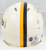 Justin Jefferson Autographed Minnesota Vikings Retro Speed Mini Helmet-Beckett W