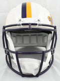 Justin Jefferson Signed Minnesota Vikings F/S Retro Speed Helmet - Beckett W
