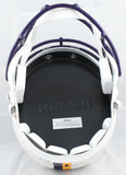 Justin Jefferson Signed Minnesota Vikings F/S Retro Speed Helmet - Beckett W
