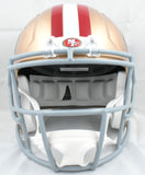 George Kittle Autographed 49ers F/S Speed Helmet - Beckett W Hologram *Smeared