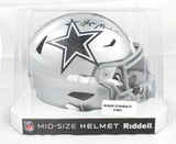 Roger Staubach Autographed Cowboys Mid-Size SpeedFlex Helmet - Beckett Holo