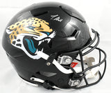 Travis Hunter Signed Jacksonville Jaguars F/S Speedflex Helmet - Beckett W Holo