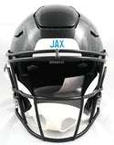 Travis Hunter Signed Jacksonville Jaguars F/S Speedflex Helmet - Beckett W Holo