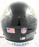 Travis Hunter Signed Jacksonville Jaguars F/S Speedflex Helmet - Beckett W Holo