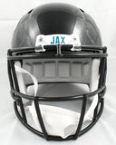 Travis Hunter Autographed Jacksonville Jaguars F/S Speed Helmet - Beckett W Holo