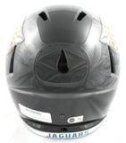 Travis Hunter Autographed Jacksonville Jaguars F/S Speed Helmet - Beckett W Holo