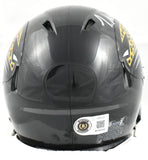 Travis Hunter Signed Jacksonville Jaguars 95-12 Speed Mini Helmet-Beckett W Holo