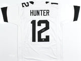 Travis Hunter Autographed White Pro Style Jersey - Beckett W Hologram