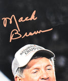 Mack Brown Autographed Texas Longhorns 16x20 Trophy Photo- Beckett W Hologram