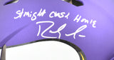 Randy Moss Signed Vikings F/S Speed Authentic Straight Cash Helmet - Beckett W