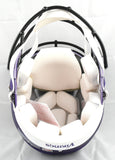 Randy Moss Signed Vikings F/S Speed Authentic Straight Cash Helmet - Beckett W