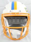 LaDainian Tomlinson Autographed Chargers F/S Retro Speed Helmet - Beckett Holo