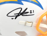 LaDainian Tomlinson Autographed Chargers Speed Mini Helmet - Beckett Hologram