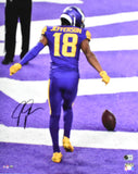 Justin Jefferson Autographed Minnesota Vikings 16x20 Griddy Photo-Beckett W Holo