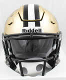 Drew Brees Signed New Orleans Saints Mid-Size SpeedFlex Helmet - Beckett W Holo