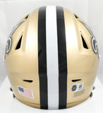 Drew Brees Signed New Orleans Saints Mid-Size SpeedFlex Helmet - Beckett W Holo