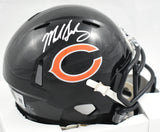 Mike Singletary Autographed Chicago Bears Speed Mini Helmet - Beckett W Hologram