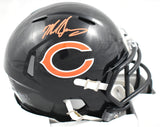 Mike Singletary Signed Chicago Bears Speed Mini Helmet - Beckett W Holo *Orange