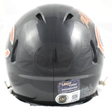 Mike Singletary Signed Chicago Bears Speed Mini Helmet - Beckett W Holo *Orange