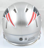 A.J. Brown Autographed New England Patriots Speed Mini Helmet - Beckett W Holo