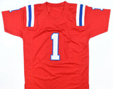 A.J. Brown Autographed Red Pro Style Jersey - Beckett W Hologram