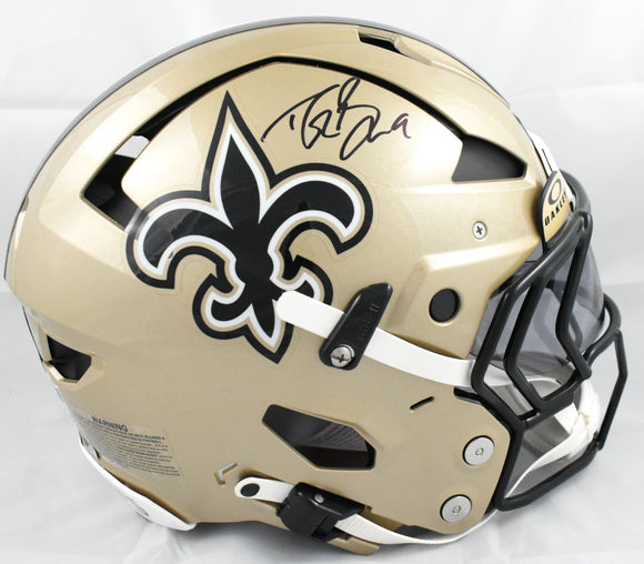 Drew Brees Autographed New Orleans Saints F/S Axiom Helmet- Beckett W Hologram