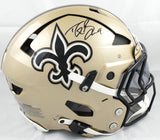 Drew Brees Autographed New Orleans Saints F/S Axiom Helmet- Beckett W Hologram