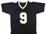 Drew Brees Autographed Black Pro Style Jersey - Beckett W Hologram