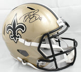 Drew Brees Autographed New Orleans Saints F/S Speed Helmet - Beckett W Hologram
