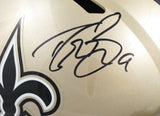 Drew Brees Autographed New Orleans Saints F/S Speed Helmet - Beckett W Hologram