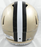 Drew Brees Autographed New Orleans Saints F/S Speed Helmet - Beckett W Hologram