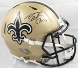 Drew Brees Autographed New Orleans Saints F/S Speed Authentic Helmet- Beckett W