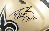 Drew Brees Autographed New Orleans Saints F/S Speed Authentic Helmet- Beckett W