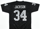 Bo Jackson Autographed Black Pro Style Jersey - Beckett W Hologram