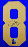 Isaac Bruce Autographed Blue Pro Style Jersey - Beckett W Hologram