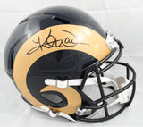 Kurt Warner Autographed St. Louis Rams F/S 00-16 Speed Helmet - Beckett W Holo